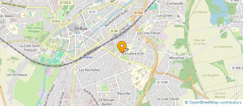 localisation de l'entreprise LE PAPILLON D'AFRIQUE à DREUX