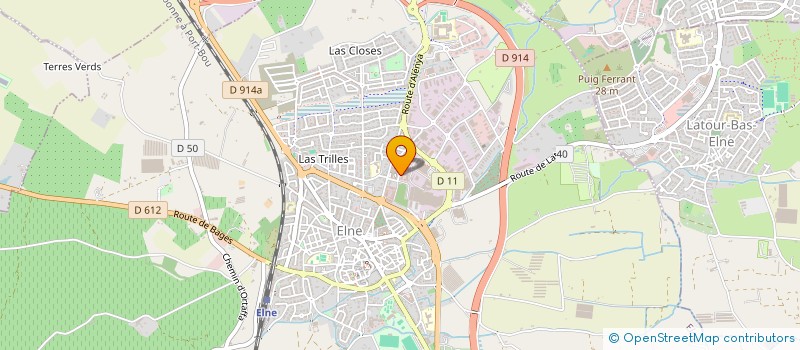 localisation de l'entreprise LE PAPILLON DANSE  ELNE