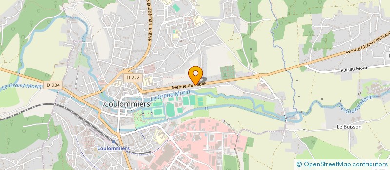 localisation de l'entreprise LE PAPY JAZZ BAND 77 à COULOMMIERS