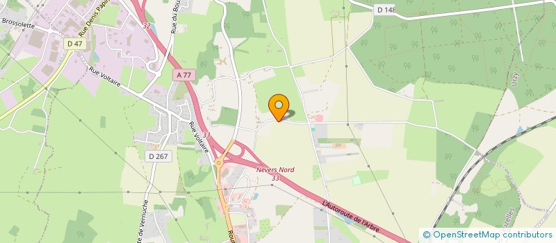 localisation de l'entreprise LE PAPY'S à VARENNES VAUZELLES