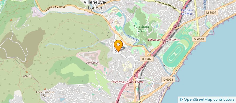 localisation de l'entreprise LE PAPYRUS à VILLENEUVE-LOUBET