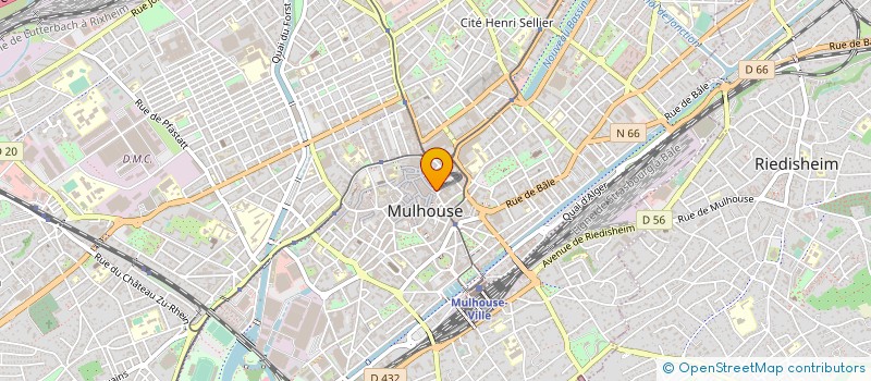 localisation de l'entreprise LE PAPYRUS à MULHOUSE