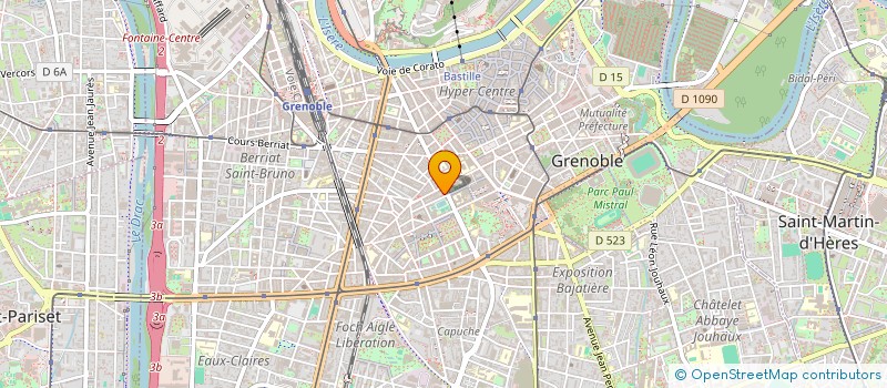 localisation de l'entreprise LE PAPYRUS  GRENOBLE