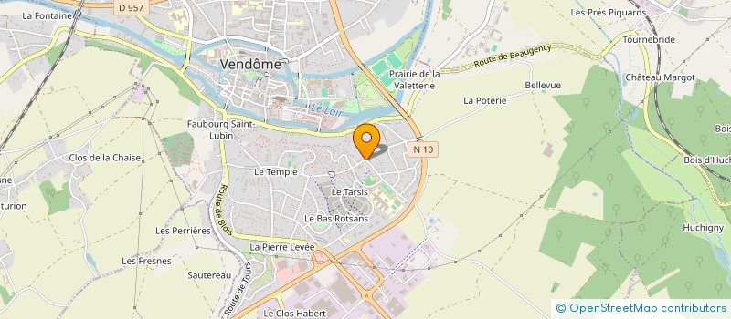 localisation de l'entreprise LE PAPYRUS DE THOT  VENDOME