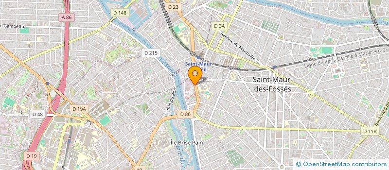 localisation de l'entreprise LE PAQUEBOT à SAINT-MAUR-DES-FOSSES