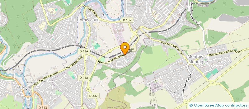 localisation de l'entreprise LE PAQUIS  HOMECOURT