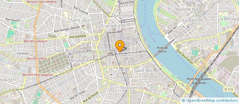 localisation de l'entreprise LE PAQUIS  BORDEAUX