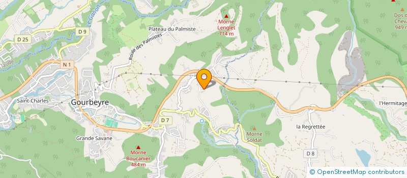 localisation de l'entreprise LE PARACLET  GOURBEYRE