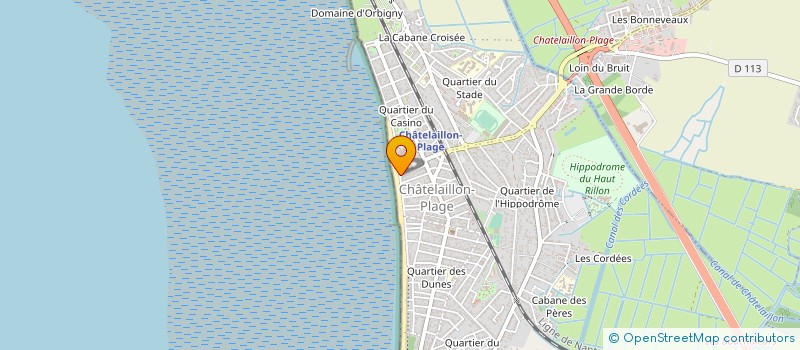 localisation de l'entreprise LE PARAD' ICE à CHATELAILLON-PLAGE