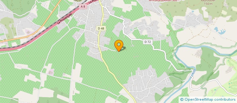 localisation de l'entreprise LE PARADIS  VIDAUBAN