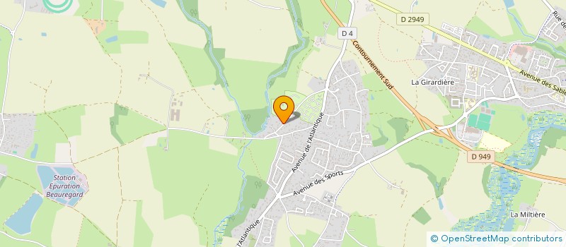 localisation de l'entreprise LE PARADIS  TALMONT-SAINT-HILAIRE