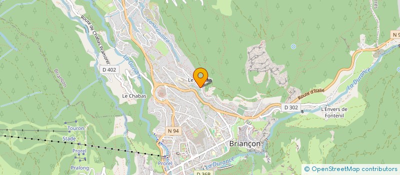 localisation de l'entreprise LE PARADIS à BRIANCON