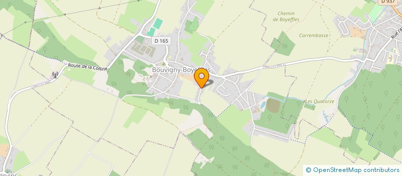 localisation de l'entreprise LE PARADIS  BOUVIGNY-BOYEFFLES