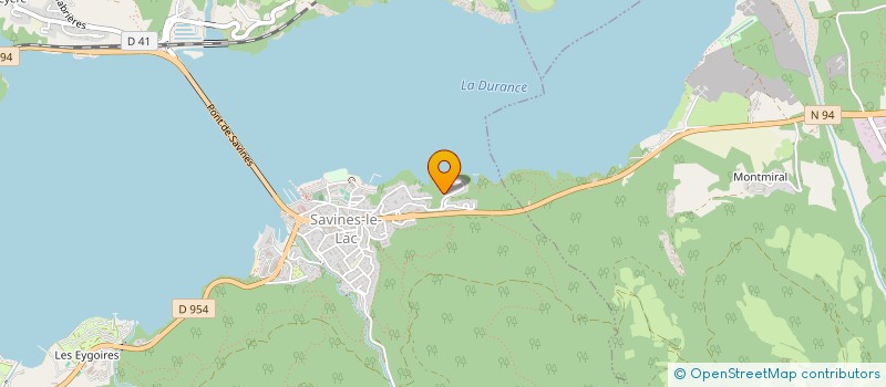 localisation de l'entreprise LE PARADIS  SAVINES-LE-LAC