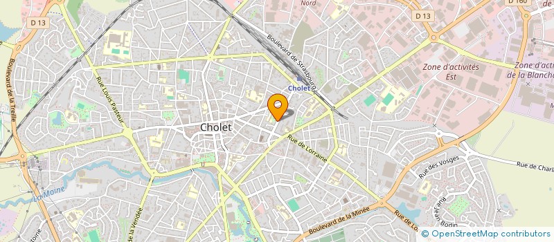 localisation de l'entreprise LE PARADIS à CHOLET