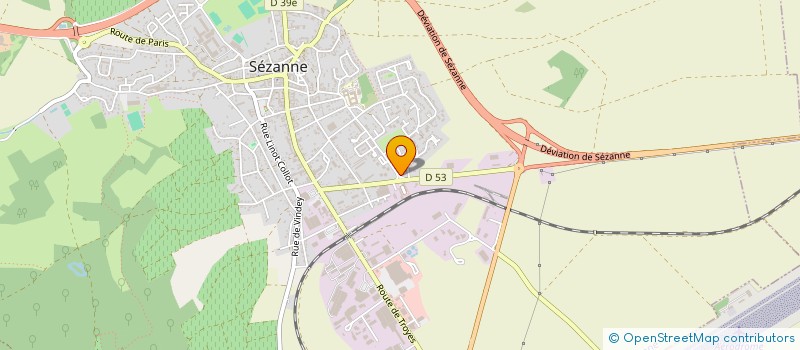 localisation de l'entreprise LE PARADIS  SEZANNE