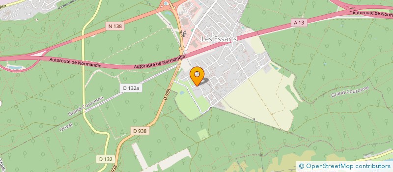 localisation de l'entreprise LE PARADIS  GRAND-COURONNE