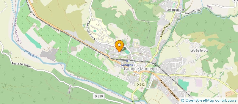 localisation de l'entreprise LE PARADIS  LARAGNE-MONTEGLIN