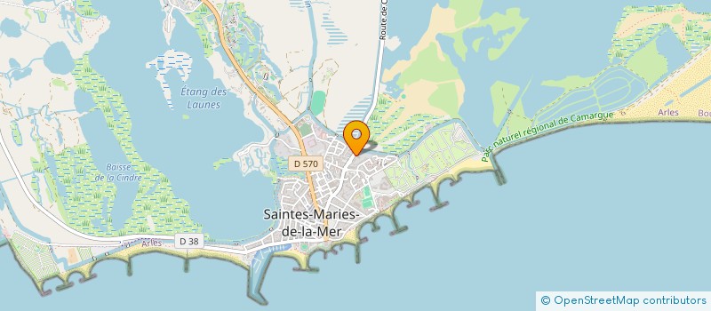 localisation de l'entreprise LE PARADIS CAMARGUAIS à SAINTES-MARIES-DE-LA-MER