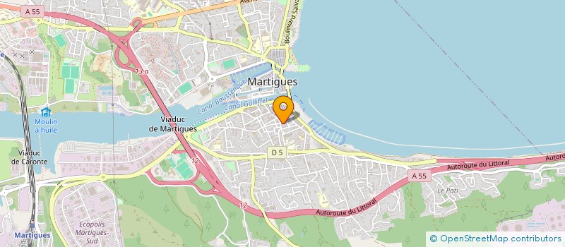 localisation de l'entreprise LE PARADIS CREOLE à MARTIGUES