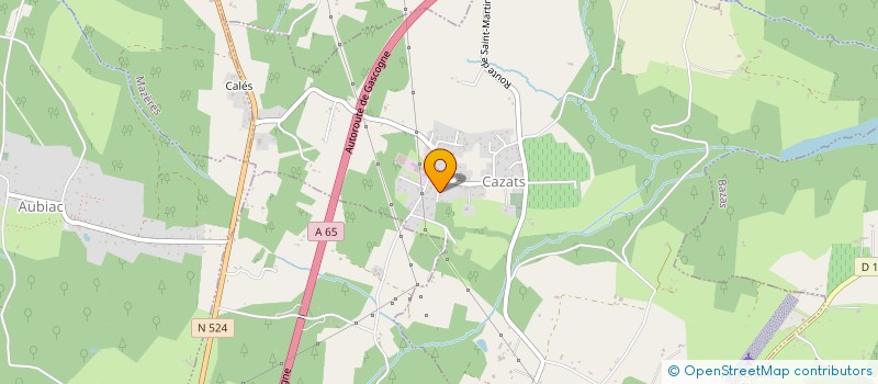 localisation de l'entreprise LE PARADIS DE BAZAS  BAZAS