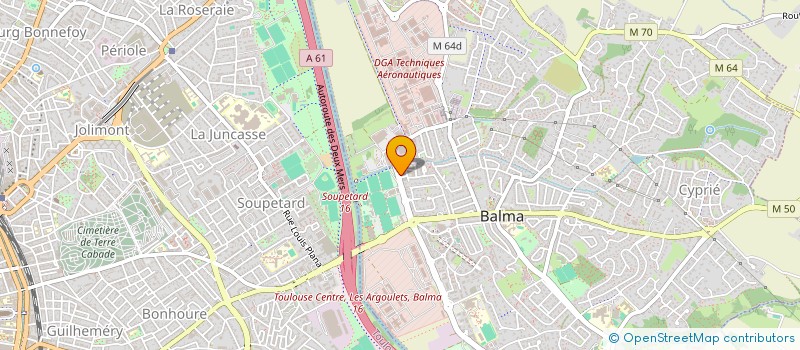 localisation de l'entreprise LE PARADIS DE L'AUTO  BALMA