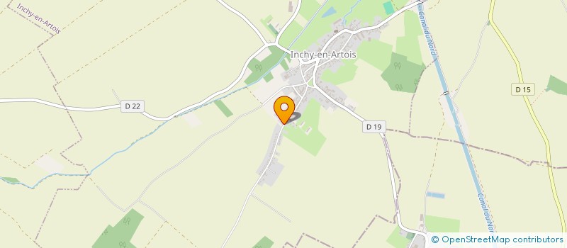 localisation de l'entreprise LE PARADIS DES ANIMAUX- CELINE- DEFENSE/PROTECTION/ASSISTANCE  INCHY-EN-ARTOIS