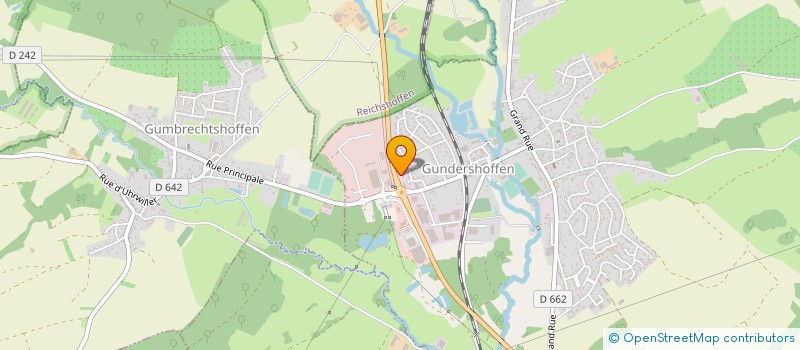 localisation de l'entreprise LE PARADIS DES DOUDOUS  GUNDERSHOFFEN