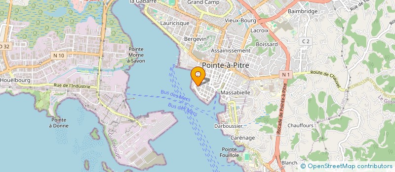 localisation de l'entreprise LE PARADIS DES ENFANTS à POINTE-A-PITRE
