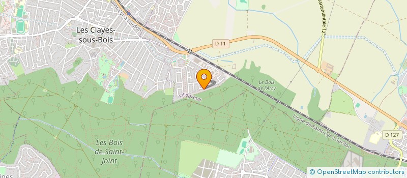 localisation de l'entreprise LE PARADIS DES FLEURS  VILLEPREUX