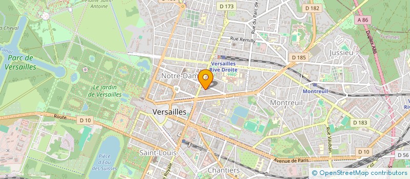 localisation de l'entreprise LE PARADIS DES GOURMANDES à VERSAILLES