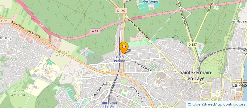 localisation de l'entreprise LE PARADIS DES GOURMANDS à SAINT-GERMAIN-EN-LAYE