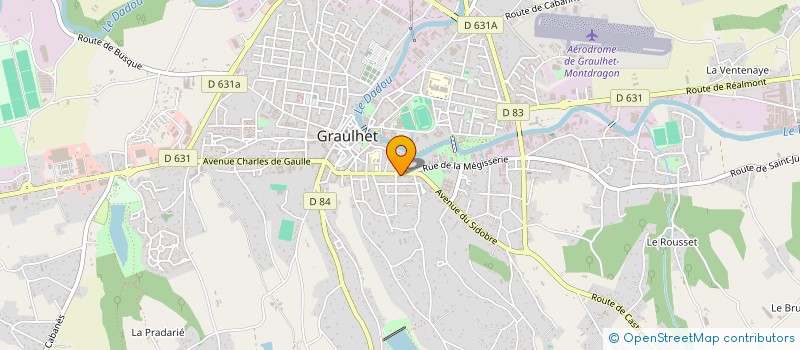 localisation de l'entreprise LE PARADIS DES MACHINES  GRAULHET