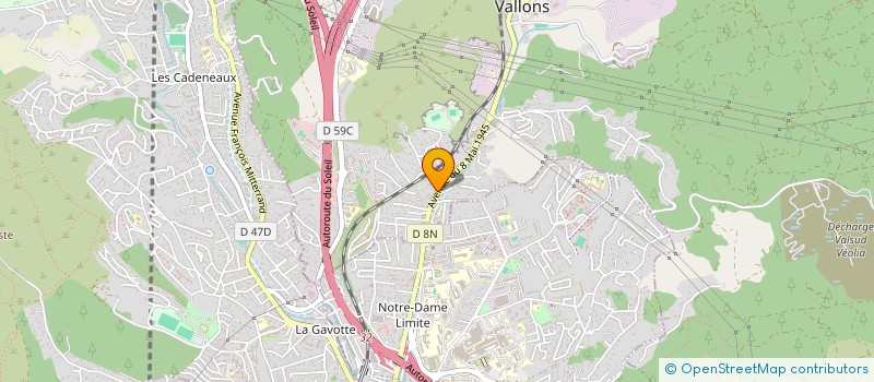 localisation de l'entreprise LE PARADIS DES OISEAUX à SEPTEMES-LES-VALLONS