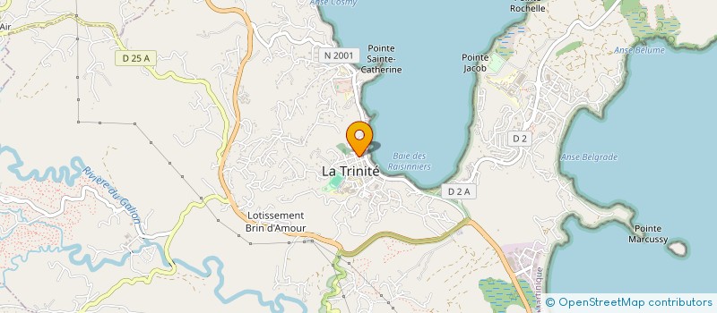 localisation de l'entreprise LE PARADIS DU BIEN ETRE à LA TRINITE