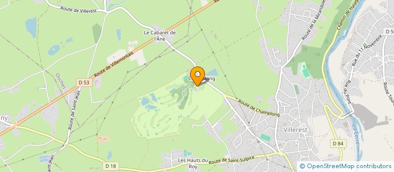 localisation de l'entreprise LE PARADIS DU BIEN ETRE  VILLEREST