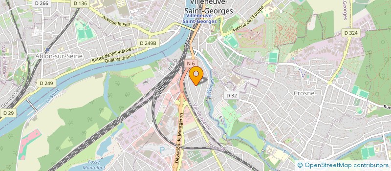 localisation de l'entreprise LE PARADIS DU BIO à VILLENEUVE-SAINT-GEORGES