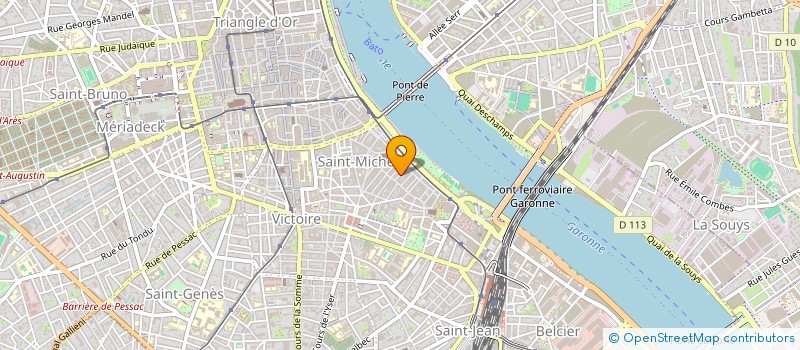 localisation de l'entreprise LE PARADIS DU JARDIN PARTAGE  BORDEAUX