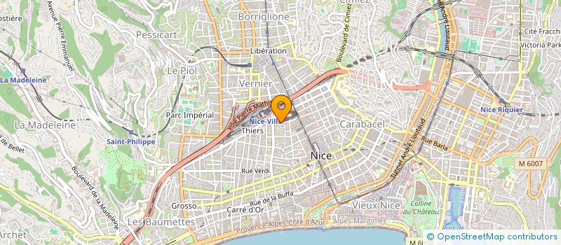 localisation de l'entreprise LE PARADIS DU POULET à NICE