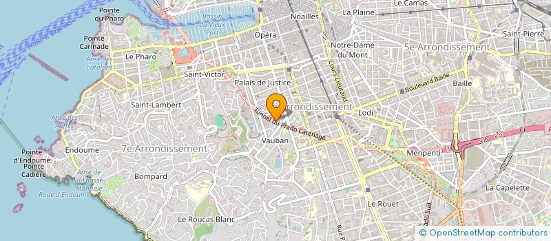 localisation de l'entreprise LE PARADIS DU RIRE à MARSEILLE