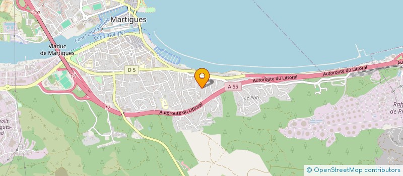 localisation de l'entreprise LE PARADIS DU SOINS à MARTIGUES