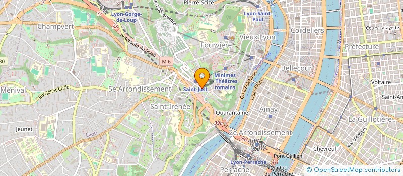 localisation de l'entreprise LE PARADIS EXOTIQUE DE SAINT JUST  LYON
