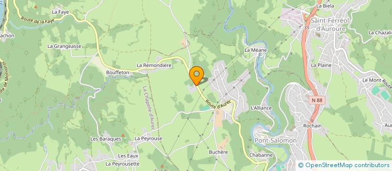 localisation de l'entreprise LE PARADIS IMMO  PONT-SALOMON