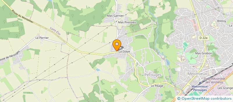 localisation de l'entreprise LE PARADIS IMMOBILIER  PEROUGES