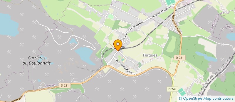 localisation de l'entreprise LE PARADIS SUCRE  FERQUES