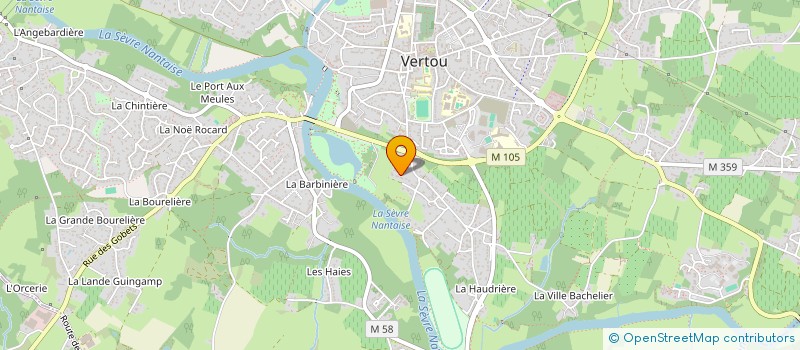 localisation de l'entreprise LE PARADIS VERT  VERTOU