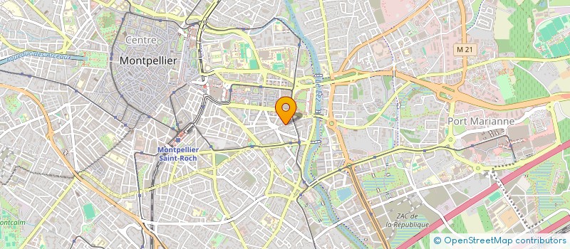 localisation de l'entreprise LE PARADISE à MONTPELLIER