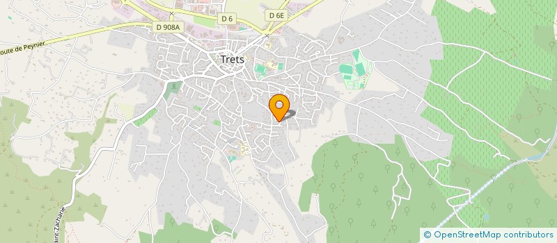 localisation de l'entreprise LE PARADISIER ROUGE à TRETS