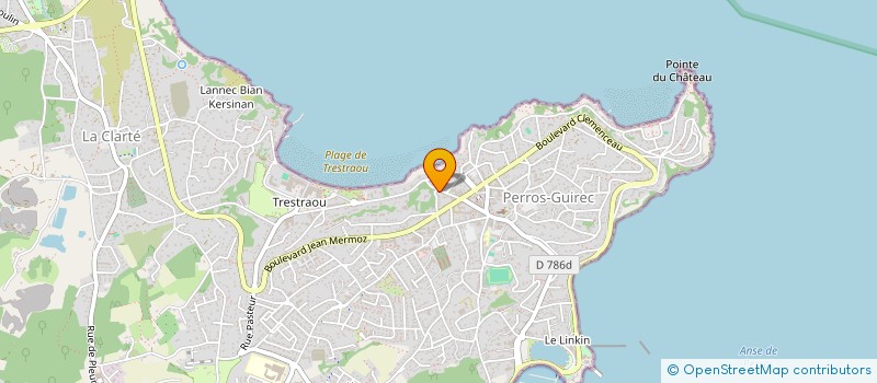 localisation de l'entreprise LE PARADOU  PERROS-GUIREC