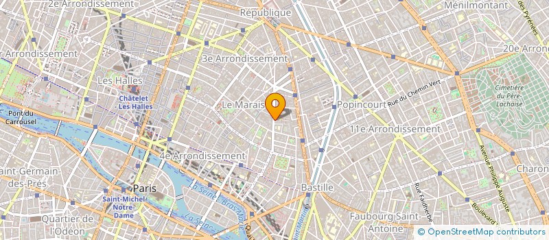 localisation de l'entreprise LE PARADOU  PARIS